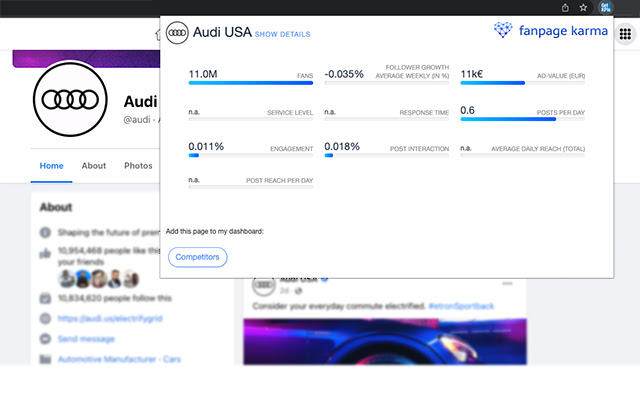 Fanpage Karma from Chrome web store to be run with OffiDocs Chromium online Fanpage Karma from Chrome web store to be run with OffiDocs Chromium online