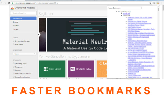 Fast Bookmarks See All Page from Chrome web store to be run with OffiDocs Chromium online Fast Bookmarks See All Page from Chrome web store to be run with OffiDocs Chromium online