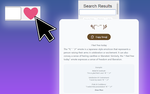Fast Emote Search from Chrome web store to be run with OffiDocs Chromium online Fast Emote Search from Chrome web store to be run with OffiDocs Chromium online