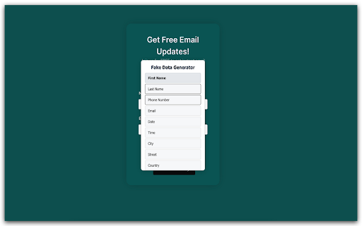 Fast form filler from Chrome web store to be run with OffiDocs Chromium online Fast form filler from Chrome web store to be run with OffiDocs Chromium online