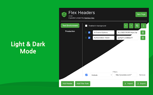 FlexHeaders Edit HTTP Headers from Chrome web store to be run with OffiDocs Chromium online FlexHeaders Edit HTTP Headers from Chrome web store to be run with OffiDocs Chromium online