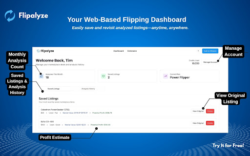 Flipalyze from Chrome web store to be run with OffiDocs Chromium online Flipalyze from Chrome web store to be run with OffiDocs Chromium online