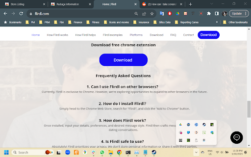 Flirdl from Chrome web store to be run with OffiDocs Chromium online Flirdl from Chrome web store to be run with OffiDocs Chromium online