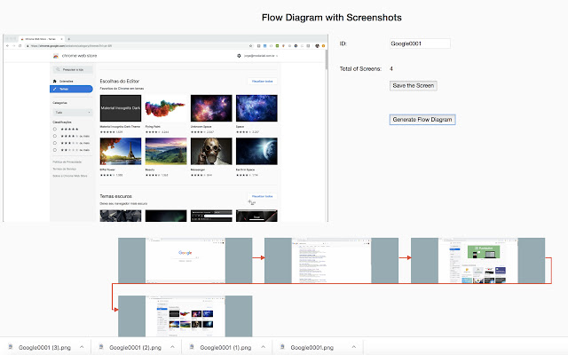 Flow Diagram with Screenshots from Chrome web store to be run with OffiDocs Chromium online Flow Diagram with Screenshots from Chrome web store to be run with OffiDocs Chromium online
