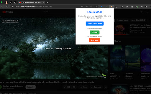 Focus YouTube Video from Chrome web store to be run with OffiDocs Chromium online Focus YouTube Video from Chrome web store to be run with OffiDocs Chromium online