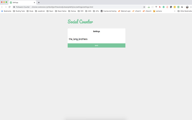 Followers Counter from Chrome web store to be run with OffiDocs Chromium online Followers Counter from Chrome web store to be run with OffiDocs Chromium online