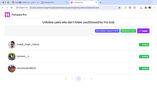 Followers Pro Auto Follow Unfollow from Chrome web store to be run with OffiDocs Chromium online Followers Pro Auto Follow Unfollow from Chrome web store to be run with OffiDocs Chromium online