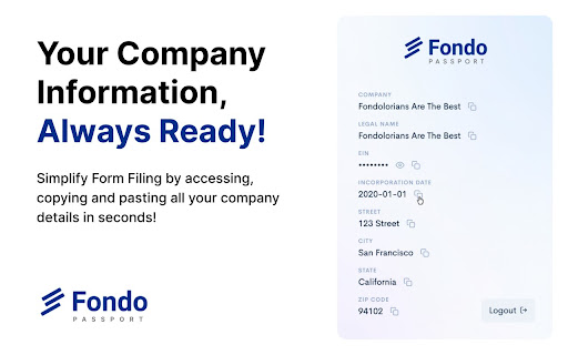 Fondo Passport from Chrome web store to be run with OffiDocs Chromium online Fondo Passport from Chrome web store to be run with OffiDocs Chromium online