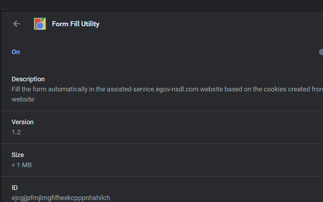 Form Fill Utility from Chrome web store to be run with OffiDocs Chromium online Form Fill Utility from Chrome web store to be run with OffiDocs Chromium online