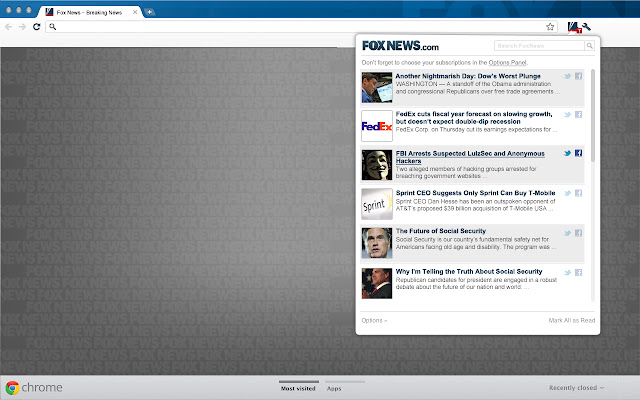 Fox News from Chrome web store to be run with OffiDocs Chromium online Fox News from Chrome web store to be run with OffiDocs Chromium online