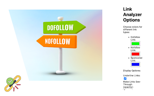 Free Do Follow / No Follow Backlink Checking from Chrome web store to be run with OffiDocs Chromium online Free Do Follow / No Follow Backlink Checking from Chrome web store to be run with OffiDocs Chromium online
