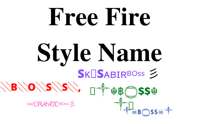 Free Fire Nick Name from Chrome web store to be run with OffiDocs Chromium online Free Fire Nick Name from Chrome web store to be run with OffiDocs Chromium online