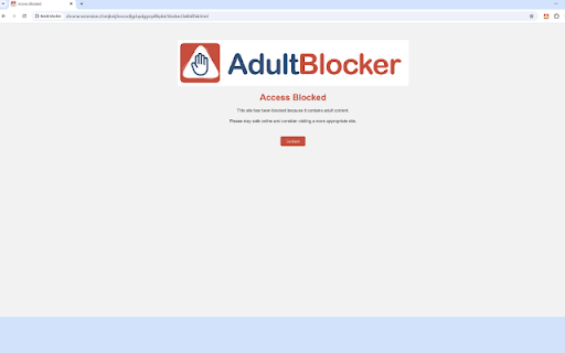 Free simple Adult Blocker with password from Chrome web store to be run with OffiDocs Chromium online Free simple Adult Blocker with password from Chrome web store to be run with OffiDocs Chromium online