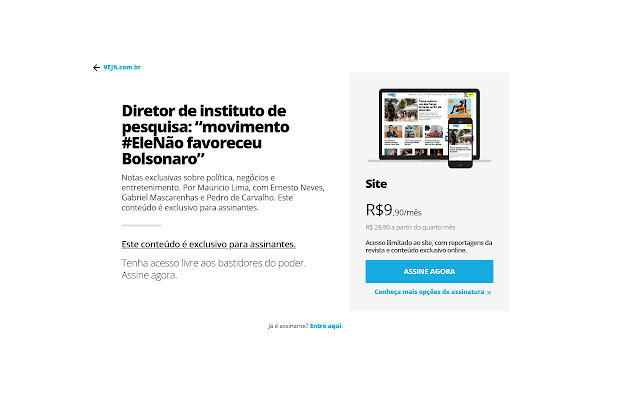 Free Veja! from Chrome web store to be run with OffiDocs Chromium online Free Veja! from Chrome web store to be run with OffiDocs Chromium online