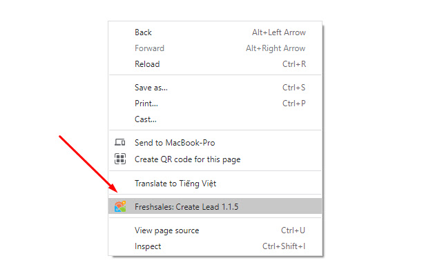 Freshsales: Create Lead from Chrome web store to be run with OffiDocs Chromium online Freshsales: Create Lead from Chrome web store to be run with OffiDocs Chromium online