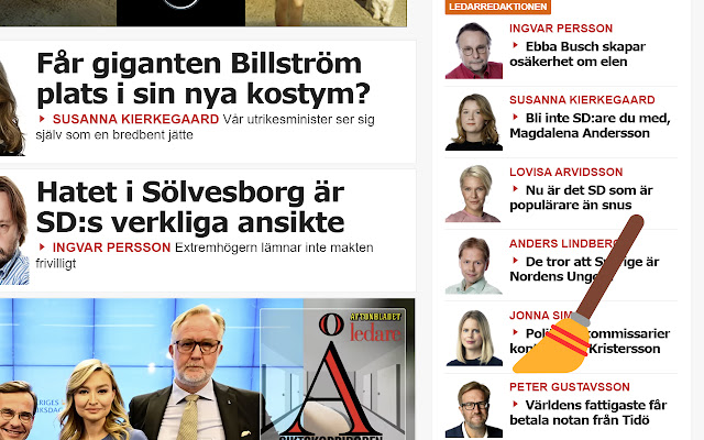 Färre dumheter på Aftonbladet from Chrome web store to be run with OffiDocs Chromium online Färre dumheter på Aftonbladet from Chrome web store to be run with OffiDocs Chromium online