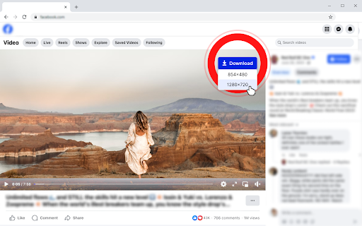 FVD. Video downloader for Facebook from Chrome web store to be run with OffiDocs Chromium online FVD. Video downloader for Facebook from Chrome web store to be run with OffiDocs Chromium online
