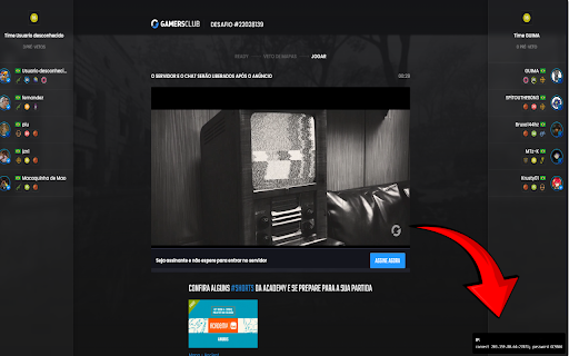 Gamers Club EasyIP from Chrome web store to be run with OffiDocs Chromium online Gamers Club EasyIP from Chrome web store to be run with OffiDocs Chromium online