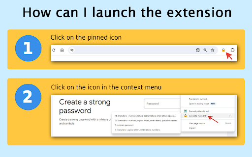 Generate Password from Chrome web store to be run with OffiDocs Chromium online Generate Password from Chrome web store to be run with OffiDocs Chromium online