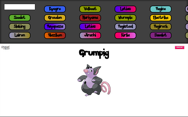 Generation 3 Pokédex from Chrome web store to be run with OffiDocs Chromium online Generation 3 Pokédex from Chrome web store to be run with OffiDocs Chromium online