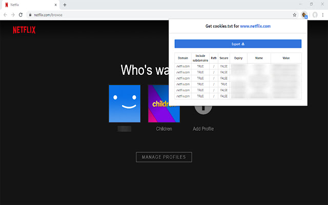 Get Cookies file from Chrome web store to be run with OffiDocs Chromium online Get Cookies file from Chrome web store to be run with OffiDocs Chromium online