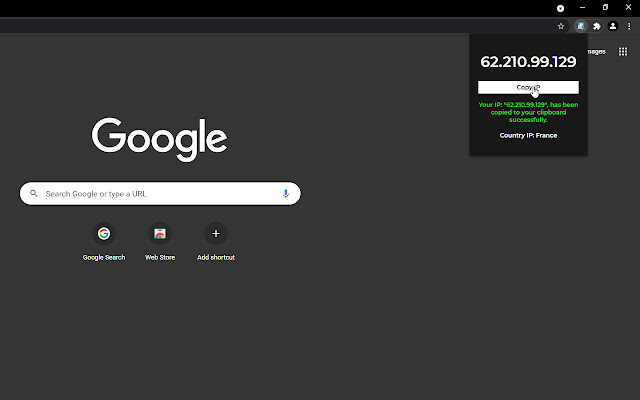 Get My IP One Click from Chrome web store to be run with OffiDocs Chromium online Get My IP One Click from Chrome web store to be run with OffiDocs Chromium online