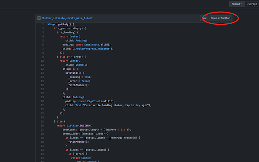 Gist to DartPad from Chrome web store to be run with OffiDocs Chromium online Gist to DartPad from Chrome web store to be run with OffiDocs Chromium online