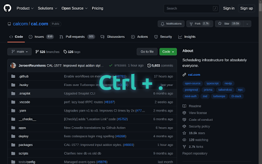 Github1s Quickswitch from Chrome web store to be run with OffiDocs Chromium online Github1s Quickswitch from Chrome web store to be run with OffiDocs Chromium online