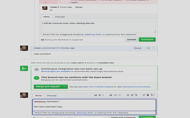 Github Comment Draft from Chrome web store to be run with OffiDocs Chromium online Github Comment Draft from Chrome web store to be run with OffiDocs Chromium online