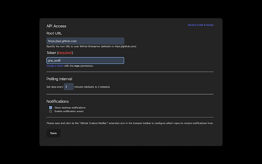 GitHub Custom Notifier from Chrome web store to be run with OffiDocs Chromium online GitHub Custom Notifier from Chrome web store to be run with OffiDocs Chromium online
