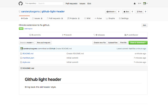 Github light header from Chrome web store to be run with OffiDocs Chromium online Github light header from Chrome web store to be run with OffiDocs Chromium online