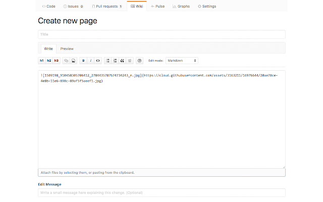 Github Wiki File Uploader from Chrome web store to be run with OffiDocs Chromium online Github Wiki File Uploader from Chrome web store to be run with OffiDocs Chromium online