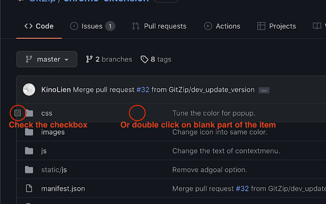 GitZip for github from Chrome web store to be run with OffiDocs Chromium online GitZip for github from Chrome web store to be run with OffiDocs Chromium online