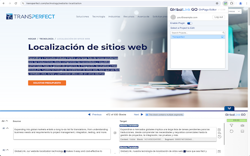 GlobalLink GO OnPage Editor from Chrome web store to be run with OffiDocs Chromium online GlobalLink GO OnPage Editor from Chrome web store to be run with OffiDocs Chromium online