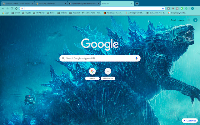 Godzilla King HD theme from Chrome web store to be run with OffiDocs Chromium online Godzilla King HD theme from Chrome web store to be run with OffiDocs Chromium online