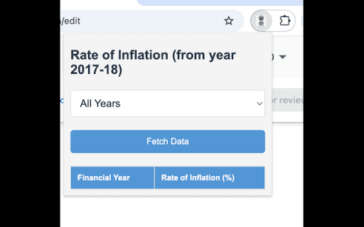 GOI Inflation Extension from Chrome web store to be run with OffiDocs Chromium online GOI Inflation Extension from Chrome web store to be run with OffiDocs Chromium online