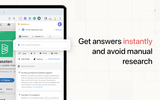 GoldDust from Chrome web store to be run with OffiDocs Chromium online GoldDust from Chrome web store to be run with OffiDocs Chromium online