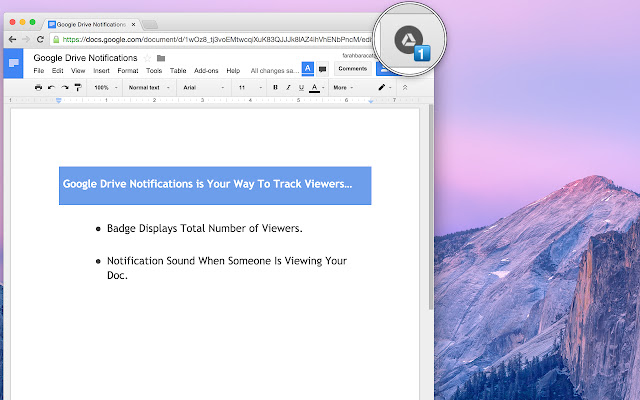 Google Drive Notifications from Chrome web store to be run with OffiDocs Chromium online Google Drive Notifications from Chrome web store to be run with OffiDocs Chromium online