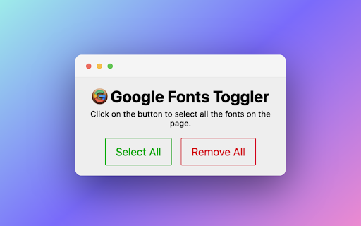 Google Fonts Toggler from Chrome web store to be run with OffiDocs Chromium online Google Fonts Toggler from Chrome web store to be run with OffiDocs Chromium online