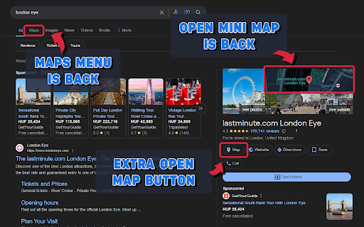 Google Maps Button Everywhere from Chrome web store to be run with OffiDocs Chromium online Google Maps Button Everywhere from Chrome web store to be run with OffiDocs Chromium online