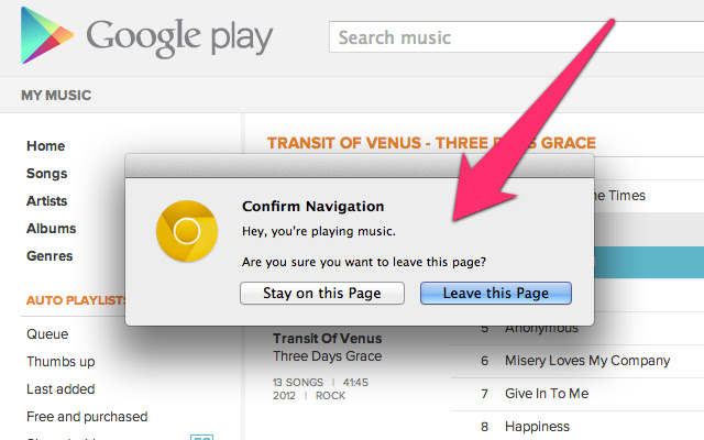 Google Play Music Tab Close Alarm from Chrome web store to be run with OffiDocs Chromium online Google Play Music Tab Close Alarm from Chrome web store to be run with OffiDocs Chromium online