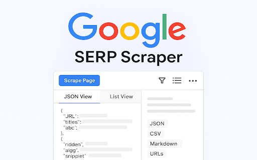 Google SERP Scrapper from Chrome web store to be run with OffiDocs Chromium online Google SERP Scrapper from Chrome web store to be run with OffiDocs Chromium online