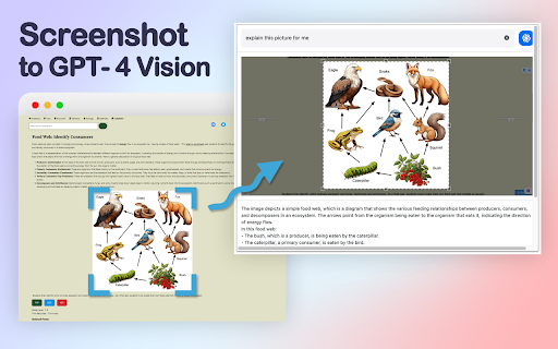 GPT 4 Vision Screenshot from Chrome web store to be run with OffiDocs Chromium online GPT 4 Vision Screenshot from Chrome web store to be run with OffiDocs Chromium online
