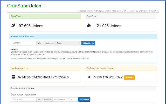 GrünStromJeton from Chrome web store to be run with OffiDocs Chromium online GrünStromJeton from Chrome web store to be run with OffiDocs Chromium online