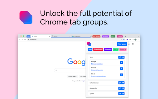 GroupMark Enhanced Tab Groups from Chrome web store to be run with OffiDocs Chromium online GroupMark Enhanced Tab Groups from Chrome web store to be run with OffiDocs Chromium online