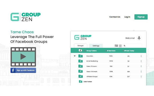 GroupZen from Chrome web store to be run with OffiDocs Chromium online GroupZen from Chrome web store to be run with OffiDocs Chromium online