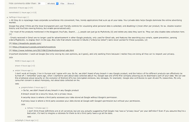 Hacker News: Hide Old Comments from Chrome web store to be run with OffiDocs Chromium online Hacker News: Hide Old Comments from Chrome web store to be run with OffiDocs Chromium online