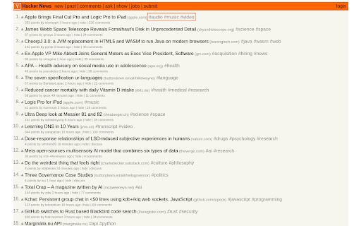 Hacker News Tags from Chrome web store to be run with OffiDocs Chromium online Hacker News Tags from Chrome web store to be run with OffiDocs Chromium online