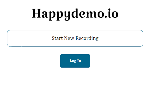Happydemo.io from Chrome web store to be run with OffiDocs Chromium online Happydemo.io from Chrome web store to be run with OffiDocs Chromium online
