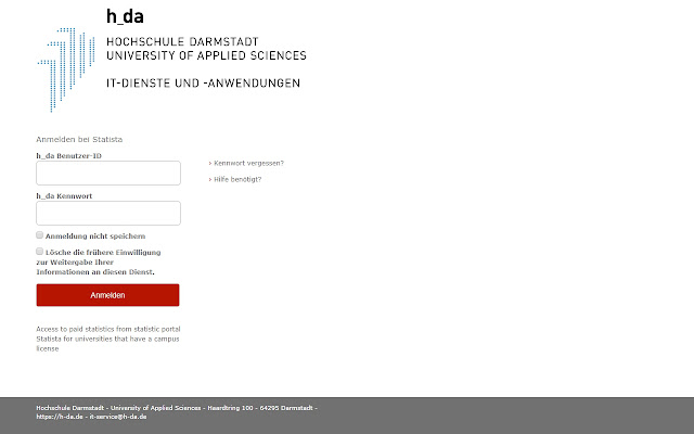 h_da institutional Login from Chrome web store to be run with OffiDocs Chromium online h_da institutional Login from Chrome web store to be run with OffiDocs Chromium online